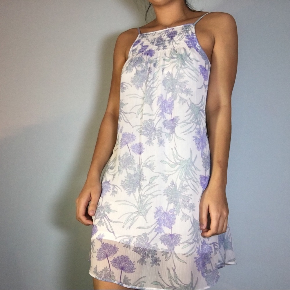 Express tropical print dress